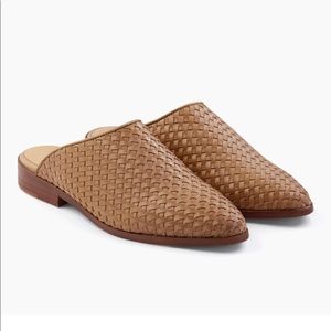 Nisolo Ama Woven Mule 9.5 leather tan brown